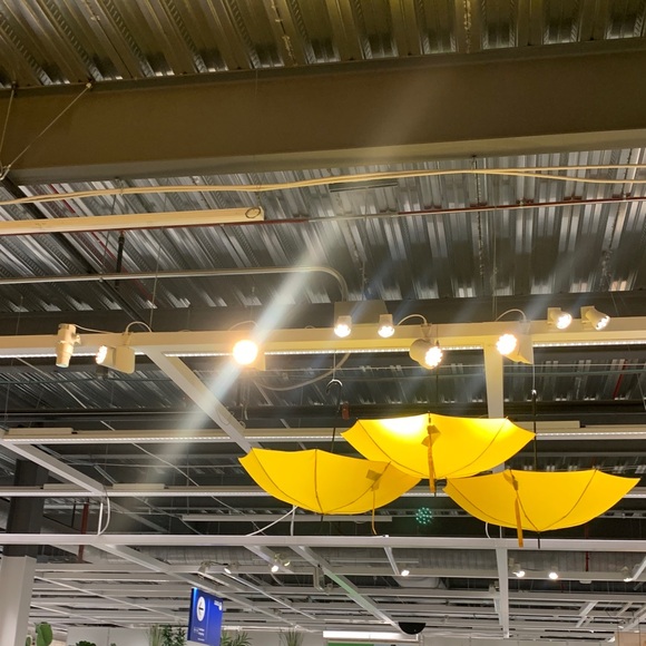 1 IKEA Yellow/Blue/black Umbrella for rainy season new - Picture 9 of 9